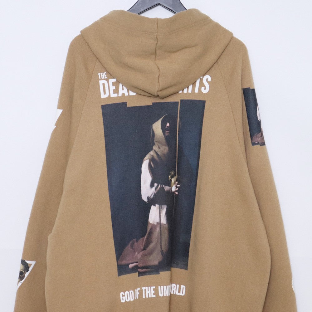 UNDERCOVER 19SS Big Tape D.Hermits Hoodie Beige Size 2