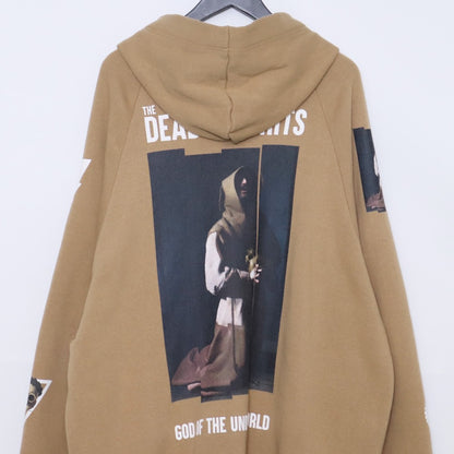 UNDERCOVER 19SS Big Tape D.Hermits Hoodie Beige Size 2