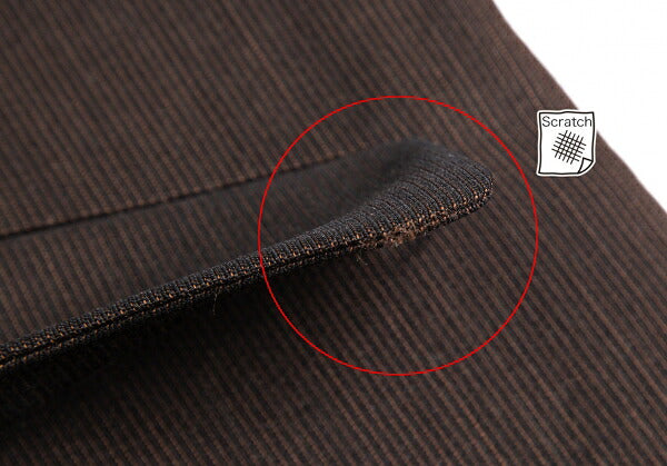 gigli Wool Cotton Pinstripe Jacket Brown Size 38