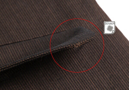 gigli Wool Cotton Pinstripe Jacket Brown Size 38