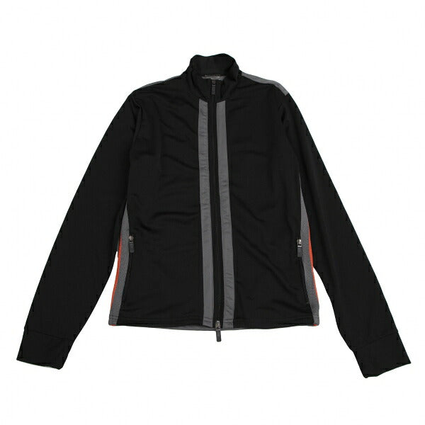 ARMANI Colorblock Track Jacket Black Poly Size L