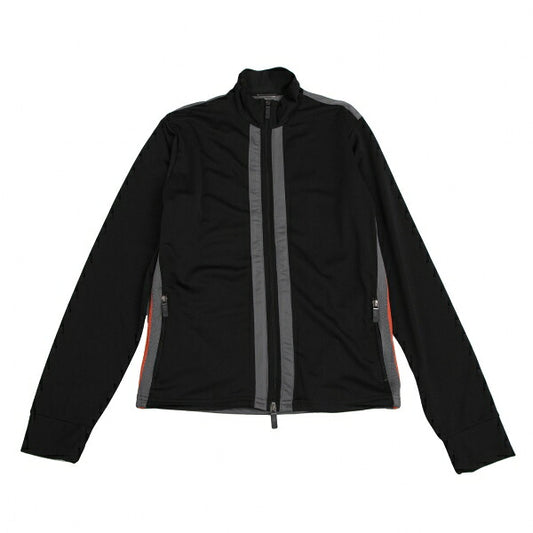 ARMANI Colorblock Track Jacket Black Poly Size L