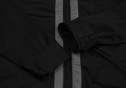 ARMANI Colorblock Track Jacket Black Poly Size L