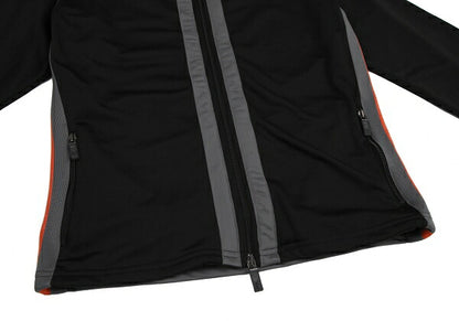 ARMANI Colorblock Track Jacket Black Poly Size L