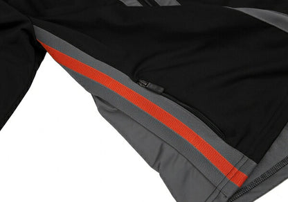ARMANI Colorblock Track Jacket Black Poly Size L