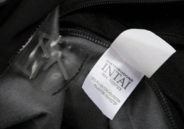 ARMANI Colorblock Track Jacket Black Poly Size L