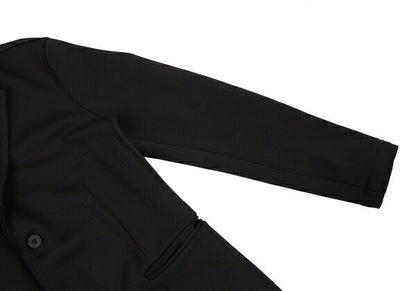 EMPORIO ARMANI Outseam Brushed Back 2B Jacket Black Size XL
