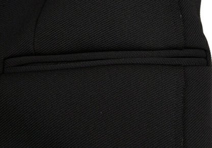 EMPORIO ARMANI Outseam Brushed Back 2B Jacket Black Size XL