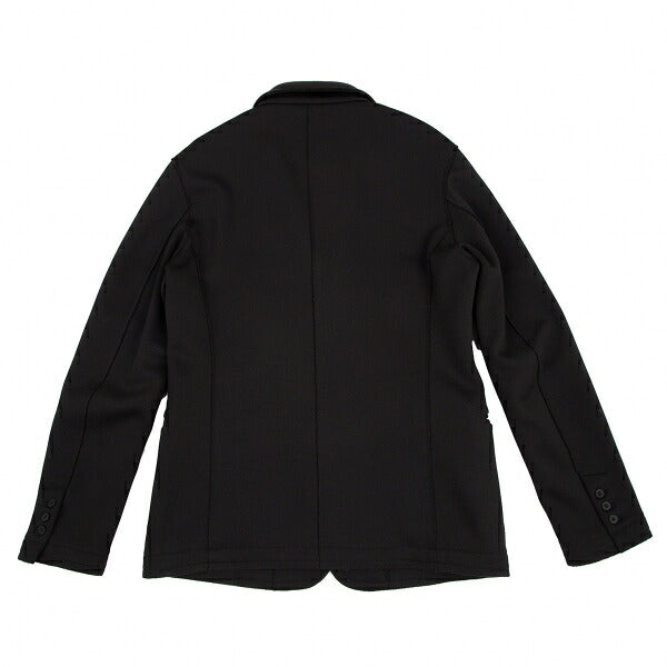 EMPORIO ARMANI Outseam Brushed Back 2B Jacket Black Size XL