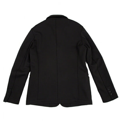 EMPORIO ARMANI Outseam Brushed Back 2B Jacket Black Size XL