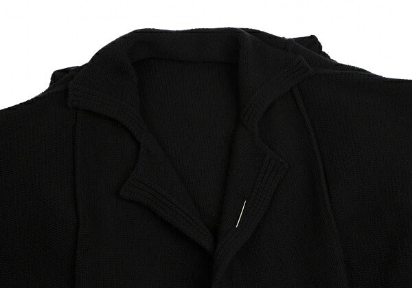 LIMI feu 15AW 2-Way Sleeve Knit Coat Black Size S