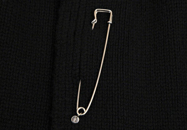 LIMI feu 15AW 2-Way Sleeve Knit Coat Black Size S