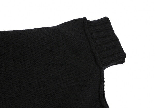 LIMI feu 15AW 2-Way Sleeve Knit Coat Black Size S