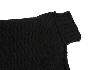 LIMI feu 15AW 2-Way Sleeve Knit Coat Black Size S