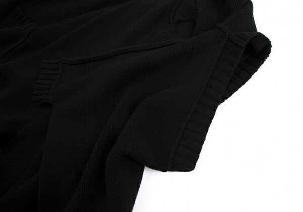 LIMI feu 15AW 2-Way Sleeve Knit Coat Black Size S