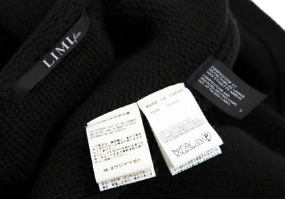 LIMI feu 15AW 2-Way Sleeve Knit Coat Black Size S
