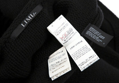 LIMI feu 15AW 2-Way Sleeve Knit Coat Black Size S