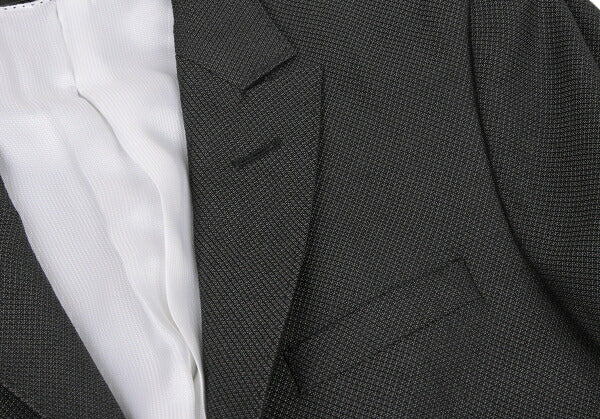 EMPORIO ARMANI SUPREME Textured 1-Button Jacket Gray Size 44