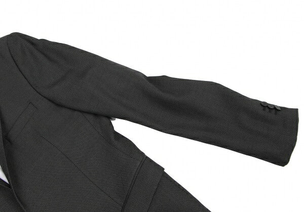 EMPORIO ARMANI SUPREME Textured 1-Button Jacket Gray Size 44