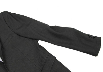 EMPORIO ARMANI SUPREME Textured 1-Button Jacket Gray Size 44