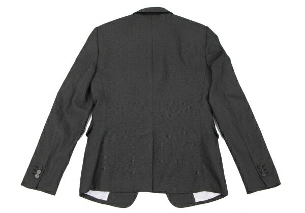 EMPORIO ARMANI SUPREME Textured 1-Button Jacket Gray Size 44