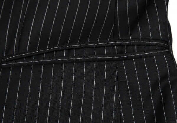 EMPORIO ARMANI JUDE LINE Black Chalk Wool Jacket Size 50