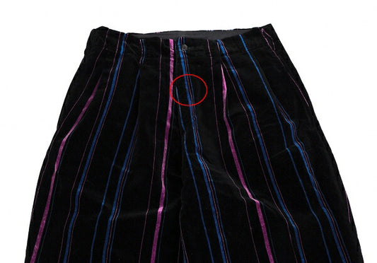 Yohji Yamamoto PH 93AW Velour Multi Pants Black Size S
