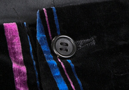 Yohji Yamamoto PH 93AW Velour Multi Pants Black Size S