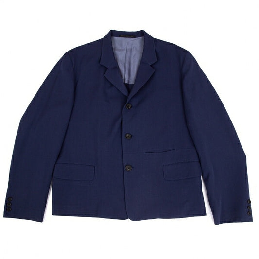 Yohji Yamamoto POUR HOMME Summer Wool Blazer Blue Size M
