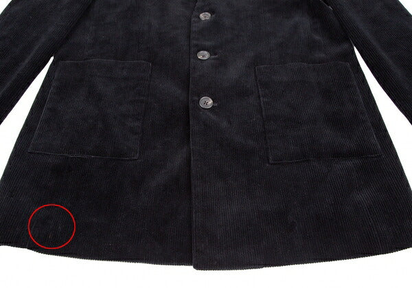 Yohji Yamamoto POUR HOMME 93AW Corduroy Jacket Black Size M