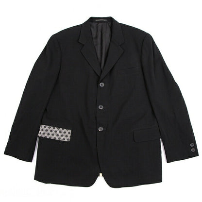 Yohji Yamamoto POUR HOMME Japanese Jacket Black Size S