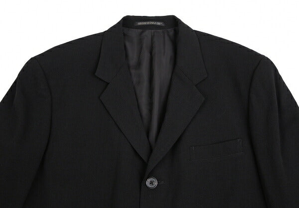Yohji Yamamoto POUR HOMME Japanese Jacket Black Size S