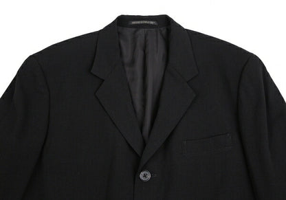 Yohji Yamamoto POUR HOMME Japanese Jacket Black Size S