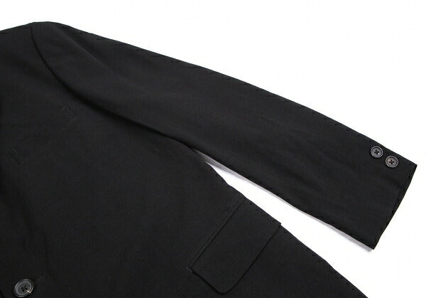 Yohji Yamamoto POUR HOMME Japanese Jacket Black Size S