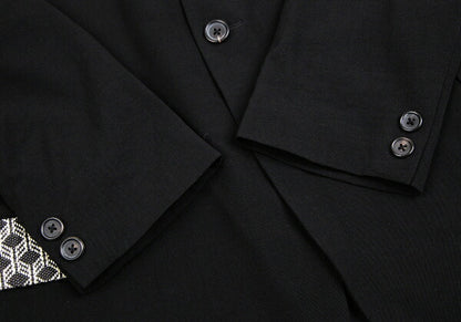 Yohji Yamamoto POUR HOMME Japanese Jacket Black Size S