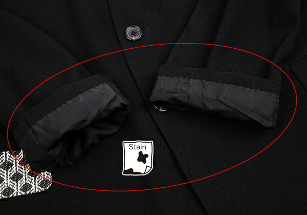 Yohji Yamamoto POUR HOMME Japanese Jacket Black Size S