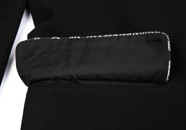 Yohji Yamamoto POUR HOMME Japanese Jacket Black Size S