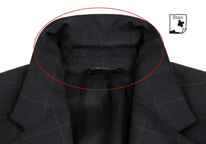 DOLCE&GABBANA SICILIA Charcoal Check Jacket Size 44