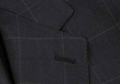 DOLCE&GABBANA SICILIA Charcoal Check Jacket Size 44
