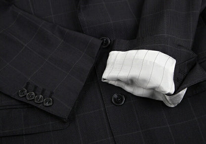 DOLCE&GABBANA SICILIA Charcoal Check Jacket Size 44
