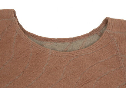 JURGEN LEHL Wool Cotton Wave Pattern Tunic Dress Size M
