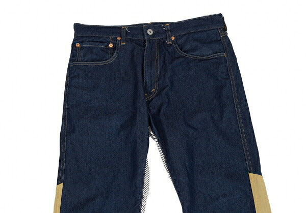 JUNYA WATANABE MAN 18AW Hickory Paneled Denim Indigo Size XS