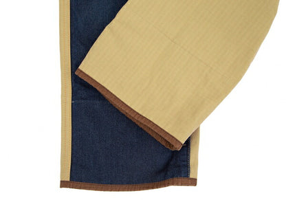 JUNYA WATANABE MAN 18AW Hickory Paneled Denim Indigo Size XS