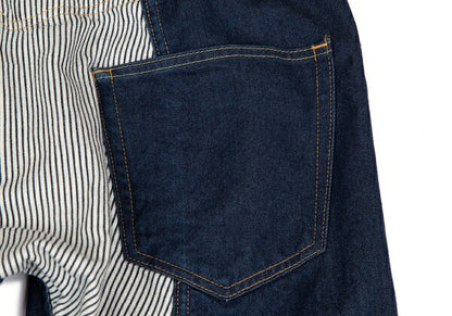 JUNYA WATANABE MAN 18AW Hickory Paneled Denim Indigo Size XS