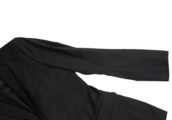 DOLCE&GABBANA MARTINI Wool Pinstripe Jacket Black Size 44