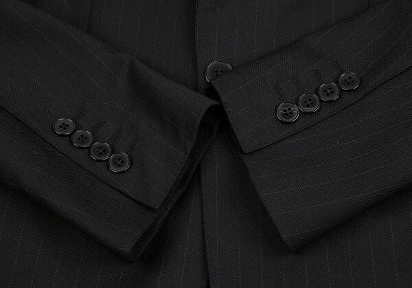 DOLCE&GABBANA MARTINI Wool Pinstripe Jacket Black Size 44