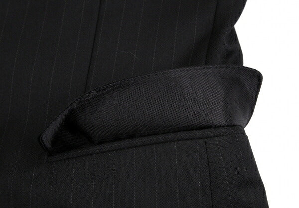 DOLCE&GABBANA MARTINI Wool Pinstripe Jacket Black Size 44
