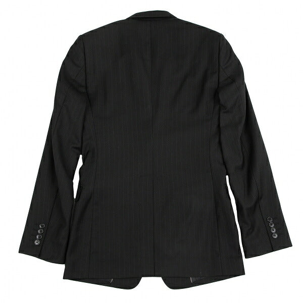 DOLCE&GABBANA MARTINI Wool Pinstripe Jacket Black Size 44