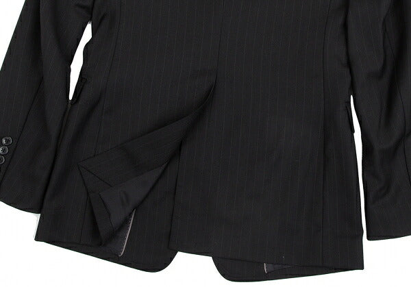 DOLCE&GABBANA MARTINI Wool Pinstripe Jacket Black Size 44