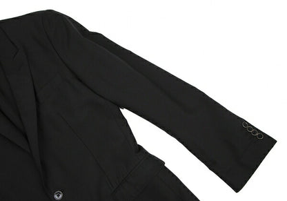 DOLCE&GABBANA MARTINI Wool Silk Peaked Jacket Black Size 48